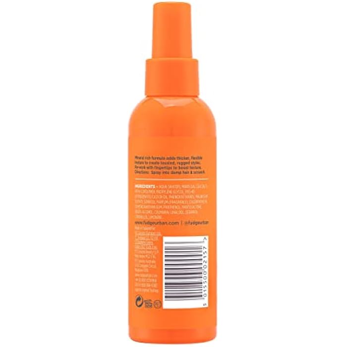 Fudge Urban Sea Salt Spray - Texturising & Volumising with Flexible Hold, Unisex, 150ml - Image 3